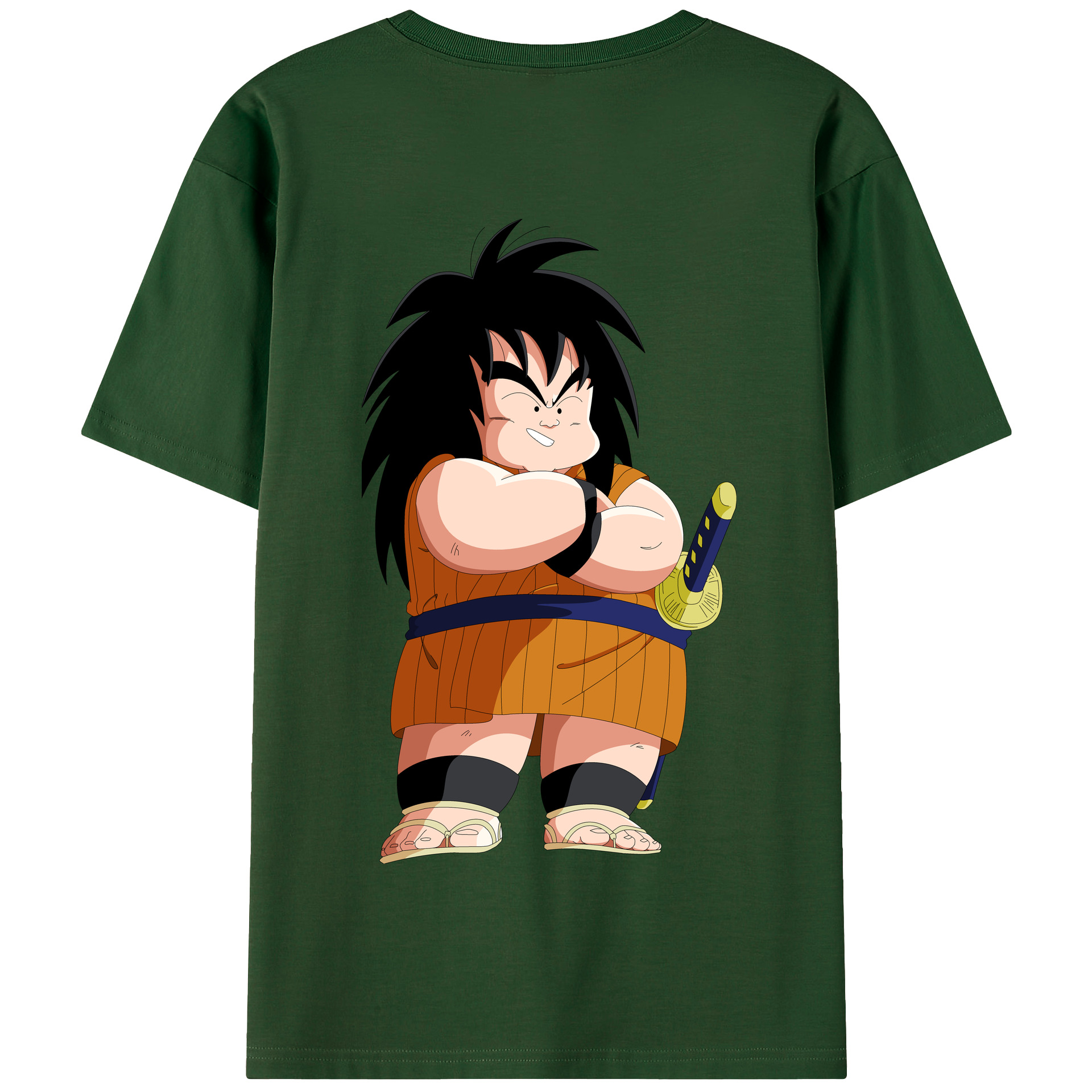 （画像用） ドラゴンボール やじろべえ DRAGON BALL Yajirobe 綿100％半袖Tシャツ（背面プリント）
